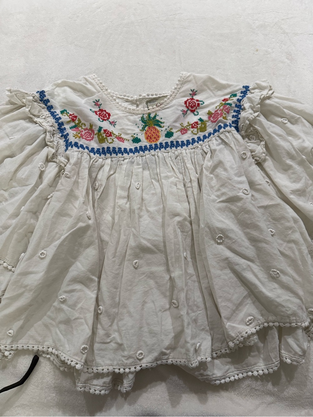 Farm RIO Cross Stitch Embroidered Blouse Size XL